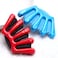 2 PCS Sponge Hair Braiding Machine Women Lady Girls DIY French Twist Plait Hair Braiding Tool Sponge Hair Styling Clip Stick Braider Braid Tool (Red、 Blue)