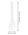 ONLYKXY 5pcs 5inch Plastic Beauty Spoon Facial Cream Brush Makeup Scoop Mud Reusable Cosmetic Dig Scoop Spatula Mask Tip for Lotions Moisturizers Home Salon DIY Facemask Mixing Sampling (White)