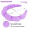 Women's Spa Terry Cloth Headband for Face Washing, Makeup Removal, Shower - Puffy Sponge Hair Accessory (Purple)