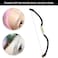 Line Marker Ruler Eyebrow Line Brow Make Up Kit Eyebrow Makeup Eye Thread Sponge Sucker[Black]