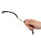 Line Marker Ruler Eyebrow Line Brow Make Up Kit Eyebrow Makeup Eye Thread Sponge Sucker[Black]