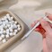 100 Pcs White Soft Nail Sponges for Ombre, 4 Claws Nail Sponge Metal Grabber,Ombre Nail Brush Nail Supplies Manicure Nail Art Tools Nail Accessories