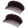 2Pcs Brown Sponge Bump It Up Volume Inserts Hair Base Comb Do Beehive Hair Styling Tools Hair Bun Updo Hair Accessories for Women DIY Hairstyles