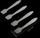 Translucent Frosted Tip Makeup Spatula, Mini Makeup Cosmetic Mask Spoon for Mixing and Sampling, Disposable Facial Cream Mask Stick Beauty DIY Tool (100 Pack)