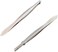 Two Pcs of Qulity Slant Tweezer, Professional Stainless Steel, Provides a Strong Grip, Removes Hairs Accurately, Shapes, Ergonomically-Designed (2)