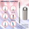 Microblading Supplies 5 Piece Double Sided Manual Pen Kit for Supplies   Durable Aluminum Pen With Lock-Pin Tech &amp; Ergonomic Grip   Shape Eye Brows, Clear