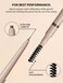SHEGLAM Insta-Fill Eyebrow Pencil Long Lasting Non-Sticky Sweatproof Matte Eye Brow Pen Makeup - Light Brown