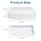 Nail Tool Sterilizer Box, Plastic Sterilization Tray for Tweezer, Eyelash Extensions, Nail Implement for Esthetician