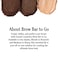 Brow Bar To Go by Gerard Cosmetics (Medium to Ebony), Eyebrow Trio Kit with Brow Powder, Brow Wax, and Angled Brush, Eyebrow Powder Dark Brown, Cruelty Free &amp; Made in the USA