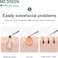 MR.GREEN Ingrown Hair Tweezers Needle Nose Pointed Tips Tweezers For Eyebrows Splinters Blackhead Removal Acne Clip Extractor (Short)