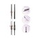 Eyebrow Pencil,Portable 3 in 1 Eyebrow Shaping Enhancing Kit with Brow Trimmer &amp; Brow Brush + Replaceable Brow Refills (Gray)
