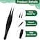 6 Pieces Needle Nose Tweezers Ingrown Hair Tweezers Pointed Tweezers Precision Fine Point Tip Tweezers Stainless Steel Blackhead Remover for Nose Facial Hair Eyebrow Blackhead Remover