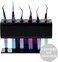 Lash Extension Supplies GEMERRY Tweezer Holder Tweezer Stand for Eyelash Extension Supplies Accessories Tools Acrylic Display Storage 6 Pcs Tweezers Shelf Holder (Black)