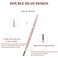 Eyebrow Pencil,2Pcs Professional Micro Brow Pencil with Spoolie Brush,Longwearing Waterproof Eyebrow Pencil,Eye Brow Pencils for Women. (Update Gray)
