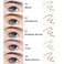 Eyebrow Pencil,2Pcs Professional Micro Brow Pencil with Spoolie Brush,Longwearing Waterproof Eyebrow Pencil,Eye Brow Pencils for Women. (Update Gray)