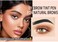Mysense Eyebrow Pencil, Liquid Eyebrow Pen with 4 Micro-Fork Tips, Waterproof Smudge-proof Brow Pencil for Natural Looking Eyebrow Makeup, 04# Black