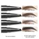 GL-Turelifes Eyebrow Pencil Microblading Pen, Liquid Eyebrow Pen Micro 4 Tip Eyebrow Pencil Brow Pen Long-Lasting Waterproof &amp; Smudge-proof Natural Eyebrow Makeup (#04 Black Gray)