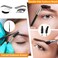 TsMADDTs Eyebrow Tweezers Set and Curved Scissor, Professional Stainless Steel Tweezers for Women and Men, Splinter and Ingrown Hair Removal
