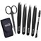 TsMADDTs Eyebrow Tweezers Set and Curved Scissor, Professional Stainless Steel Tweezers for Women and Men, Splinter and Ingrown Hair Removal