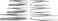 Iconikal Brushed Stainless Steel Tweezer Set &ndash; 12 Pack of Durable Precision Tweezers for Hair Removal - Mini Straight, Slanted &amp; Angled Types Included