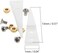 Utoolmart 4 Pairs Straight Pointed Ceramic Tips Replaceable Heat Resistance Non-Conductive Heads for Ceramic Tweezers White