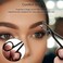 Tweezers Scissor Handle Straight Tip Scissor Shaped Eyebrows Tweezers for Hair Plucker Remover Facial Hair Eyebrows Care (4 pcs with Silver and Black)