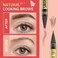 Microblading Eyebrow Pen - Eyebrow Pen 2-in-1 Dual-Ended Eyebrow Pencil with Micro-Fork Tip &amp; Precise Brush-Tip Create Hair-Like Brows, Natural Brow Eyebrow Pen, Long Lasting, Light Brown
