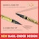 Microblading Eyebrow Pen - Eyebrow Pen 2-in-1 Dual-Ended Eyebrow Pencil with Micro-Fork Tip &amp; Precise Brush-Tip Create Hair-Like Brows, Natural Brow Eyebrow Pen, Long Lasting, Light Brown
