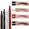 4pcs Eyebrow Mapping Pencils Peel-Off Hard Core Brow Pencil with Brush for Marking, Filling and Outlining,TgoBeauty Tattoo Makeup and Permanent Makeup Eye Brow Liner Beauty (Red)
