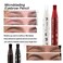 4pcs Eyebrow Mapping Pencils Peel-Off Hard Core Brow Pencil with Brush for Marking, Filling and Outlining,TgoBeauty Tattoo Makeup and Permanent Makeup Eye Brow Liner Beauty (Red)