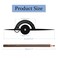 ATOMUS Tattoo Eyebrow Ruler Protractor Golden Ratio Ruler Makeup Tool with Brown Mark Pencil Microblading Caliper Eyebrow Positioning Measuring Tools to Shape Eyebrows