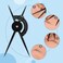 ATOMUS Tattoo Eyebrow Ruler Protractor Golden Ratio Ruler Makeup Tool with Brown Mark Pencil Microblading Caliper Eyebrow Positioning Measuring Tools to Shape Eyebrows