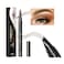 Eyebrow Pen, Micro 4 Point Makeup Pens, Microblading Eye Brow Pencil for Natural and Hair-Like Strokes Makeup, Waterproof, Long Lasting &amp; Professional Eyebrow Definer (#2 Dark Brown)