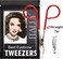 Professional Salon TWEEZERS with Easy Scissor Handle, The BEST PRECISION EYEBROW TWEEZERS Men/Women, PORTABLE, Pinzas Para Cejas, Ingrown Hair, Blackhead; Purple MADE IN MEXICO (Red-Berry)