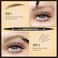 Waterproof Eyebrow Pencil with 4 Tip Microblading Pen and Dual-ended Brush, for Natural-Looking Brows, Long-Lasting, Blonde