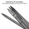 Eyebrow Ruler Microblading Tattoo Eyebrow Ruler Positioning Measurement Tattoo Calipers Eyebrow Measure Tool Golden Ratio Makeup Symmetrical Tool Accessory(black)