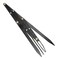 Eyebrow Ruler Microblading Tattoo Eyebrow Ruler Positioning Measurement Tattoo Calipers Eyebrow Measure Tool Golden Ratio Makeup Symmetrical Tool Accessory(black)