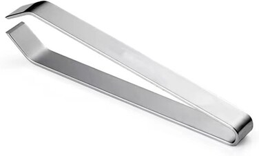 Fish Bone Tweezers Flat Pig Hair Tweezers Fish Bone Remover Metal Chicken Pig Hair Plucking Tool