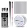 ATOMUS Brow Mapping String Set with 10g White Brow Paste 30m White Brow Mapping Thread 2pcs Eyebrow Brush for Microblading Lip Tool Accessories
