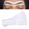 24pairs Disposable Brow Shaping Guide for Airbrush Brow Shape Tape Microblading Eyebrow Auxiliary Stencil Sticker Makeup Tool (Type A)