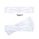 24pairs Disposable Brow Shaping Guide for Airbrush Brow Shape Tape Microblading Eyebrow Auxiliary Stencil Sticker Makeup Tool (Type A)