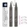 Microblading Eyebrow Pen 3D 4 Fork Tip Eyebrow Pencil Creates Lasting MakeUp Professional Natural Looking Brow Pen Cover Sparse Areas Daily Waterproof Brow Pencil