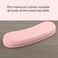 Manicure hand Rest Cushion Pillow Pad, Nail Polish Hand Cushion Pillow, Manicure Table Portable Nail Table Hand Cushion, Nail Art Tools Hand Cushion, Nail SPA Salon Home DIY Nail Tech (Pink)
