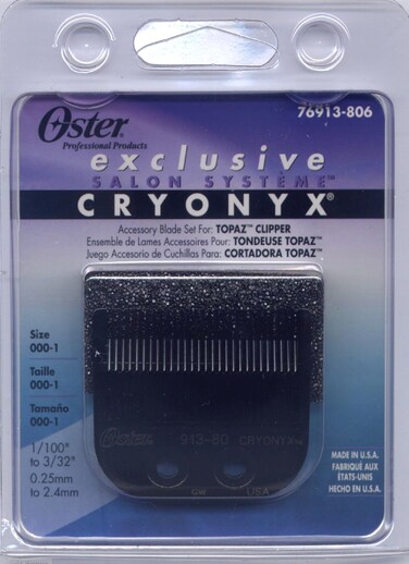 Genuine OSTER Cryonyx Blade Topaz Sable Rocker Speed Line Fast Feed 76913-806