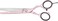 Jaguar Texturing Shears White Line PASTELL PLUS 40 ROSE 5.5 Inch Professional, Steel Hair Cutting Scissors for Salon, Hairdressers and Barbers, 40 Teeth, Pink, Offset Design, Made in Germany