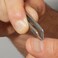 Tweezerman Men's Mini Hangnail Squeeze Snip Nipper, Silver