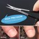 Cuticle Scissors for Women and Men Curved Stainless Steel with Tip Grooming Blades Manicure Nail for Dry Skin Nail Scissors (3)