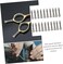 20Pcs hair Stainless steel Tail nail hairdressing shear finger rest Refer to scissor part finger rest for salon major dedicated decorate tool replace