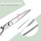 Hair Cutting Scissors 6",Hair Scissors Professional with Extremely Sharp blades,Stainless Steel Barber Scissors,Hair Shears for Salon/Home Use