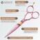 Pink Hair Cutting Scissors for Hairdressers and Barbers, 5.5 inch (14 cm) Hair Shears with Presentation Case